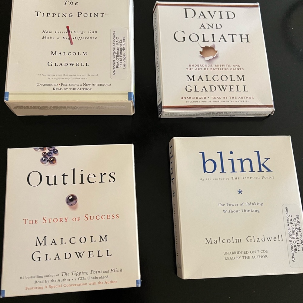 Malcolm Gladwell CD book series